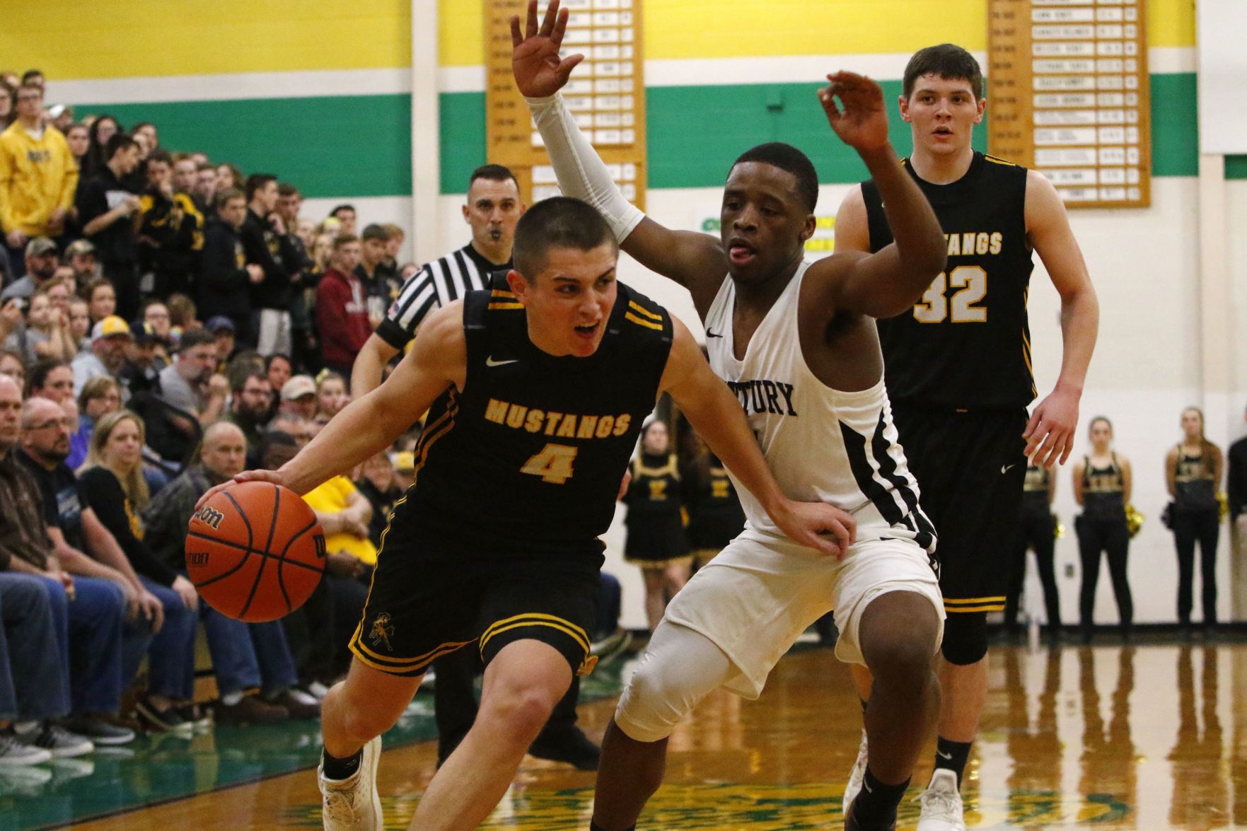 Boys basketball Class A sectional final - Kouts vs. 21st Century